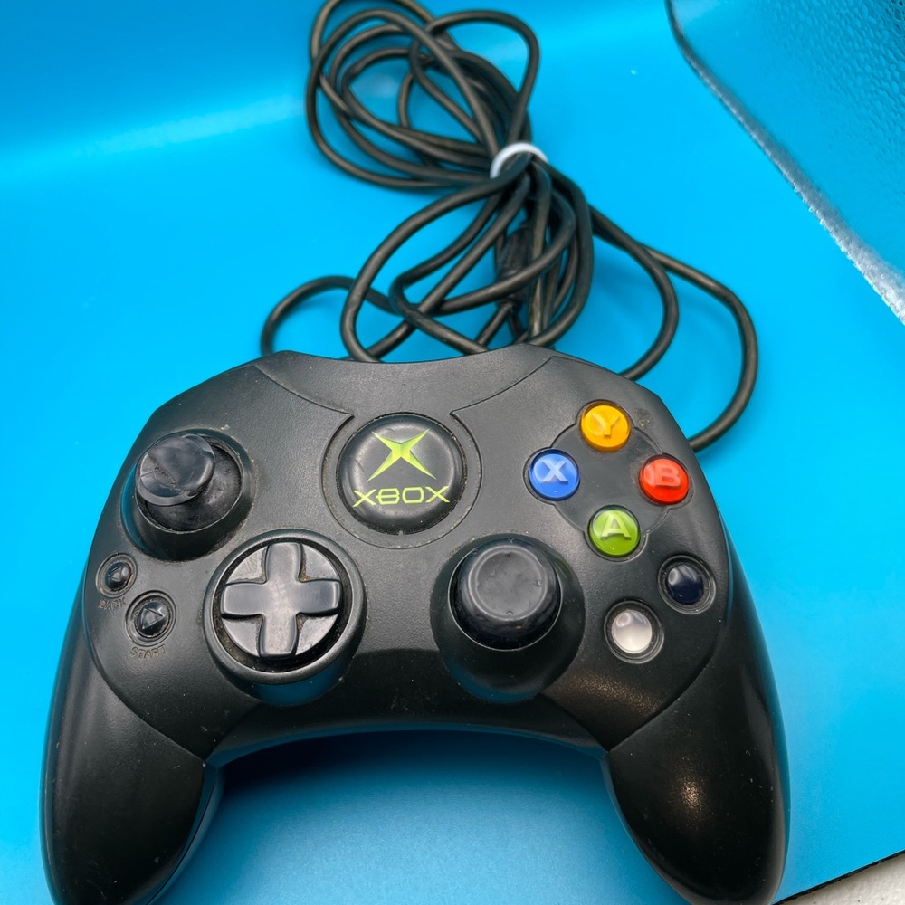2001 Microsoft Original Xbox Controller S X08-69873 Wired OEM